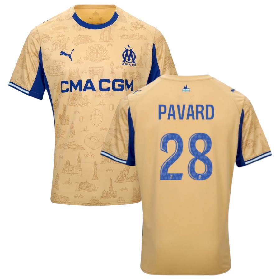 Maillot OM Fourth 2025 2026 Pavard (1)