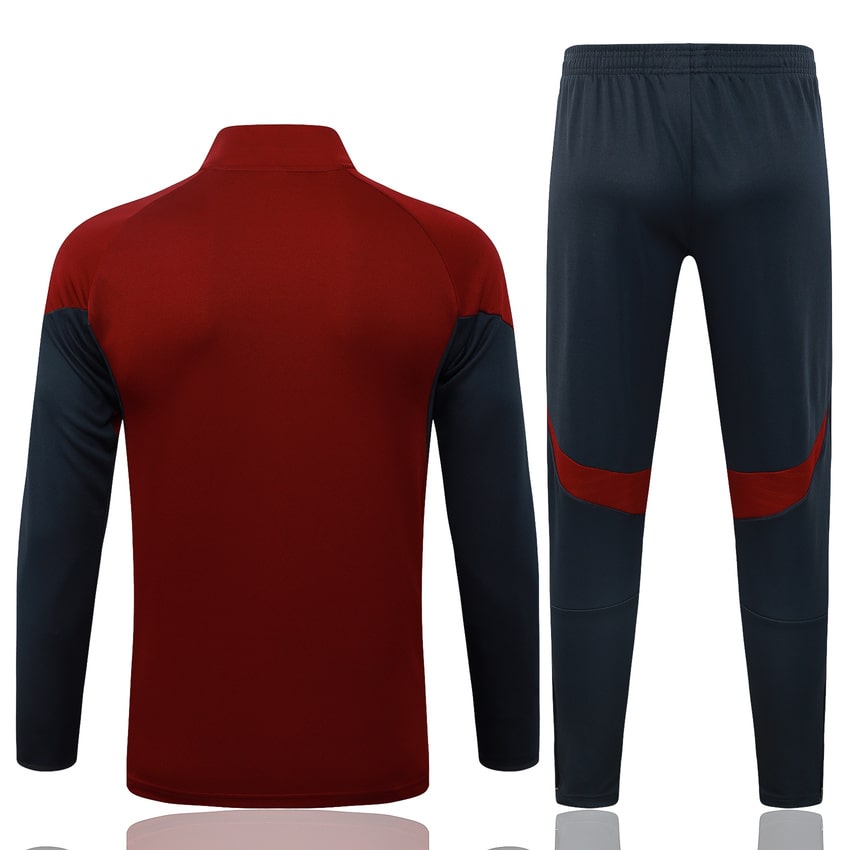 Survetement Arsenal Veste 2025 2026 Rouge Bleu (3)