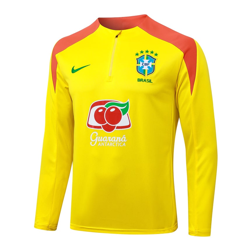 Survetement Bresil Training 2025 2026 Jaune (2)