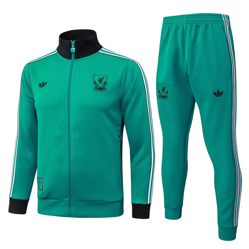 Survetement Liverpool Veste 2025 2026 Vert (1)