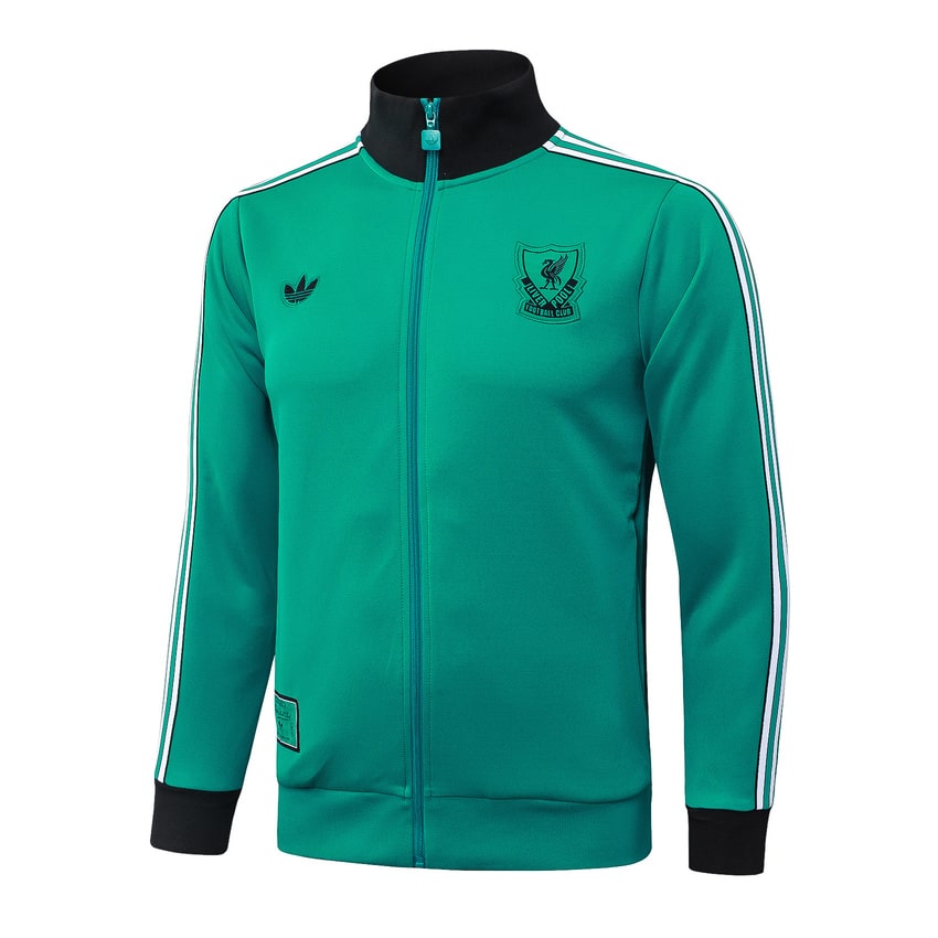 Survetement Liverpool Veste 2025 2026 Vert (4)
