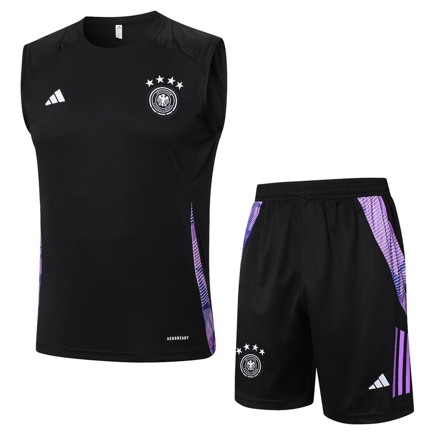 Debardeur Short Allemagne 2024 2025 Noir (1)