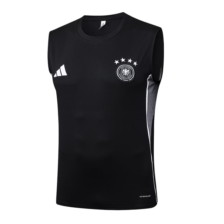 Debardeur Short Allemagne 2025 2026 Noir Blanc (2)