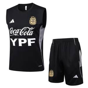 Debardeur Short Argentine 2025 2026 Noir Nuit