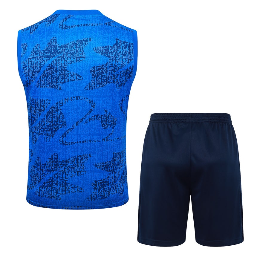 Debardeur Short Equipe de France 2025 2026 Bleu Clair (4)