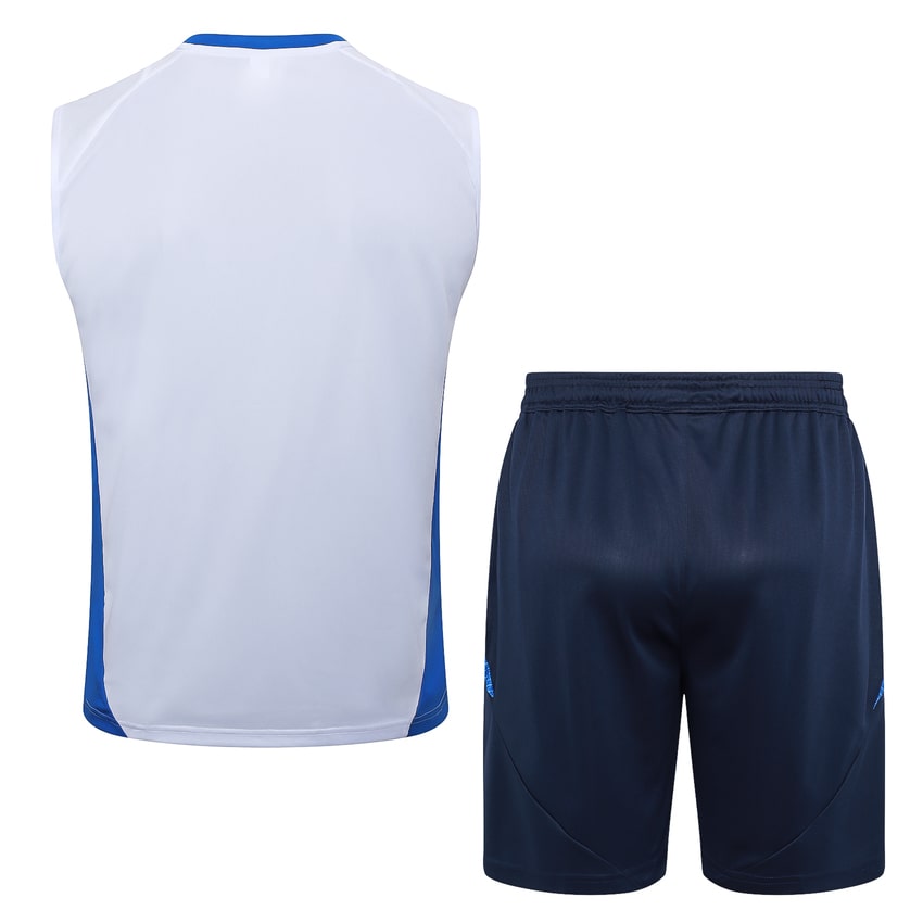 Debardeur Short Italie 2024 2025 Blanc (4)
