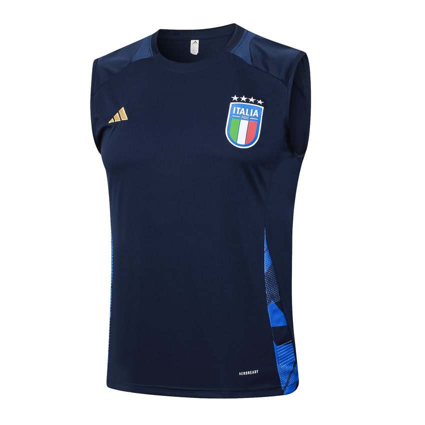 Debardeur Short Italie 2024 2025 Bleu (2)