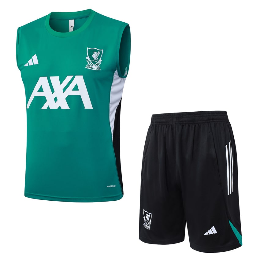 Debardeur Short Liverpool 2025 2026 Vert Noir (1)