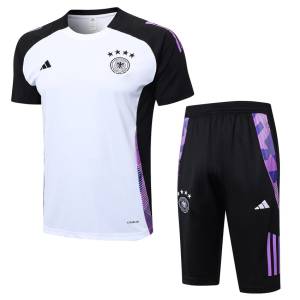 Ensemble Maillot Short Allemagne 2024 2025 Blanc
