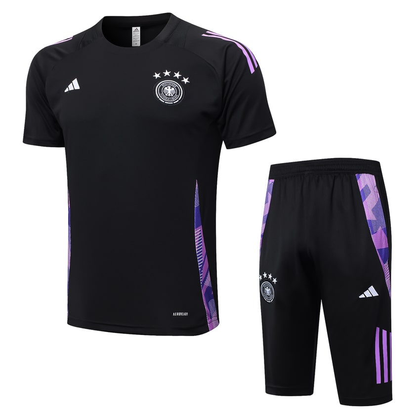 Ensemble Maillot Short Allemagne 2024 2025 Noir (1)