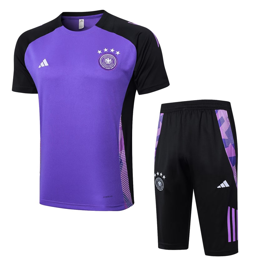 Ensemble Maillot Short Allemagne 2024 2025 Violet (1)