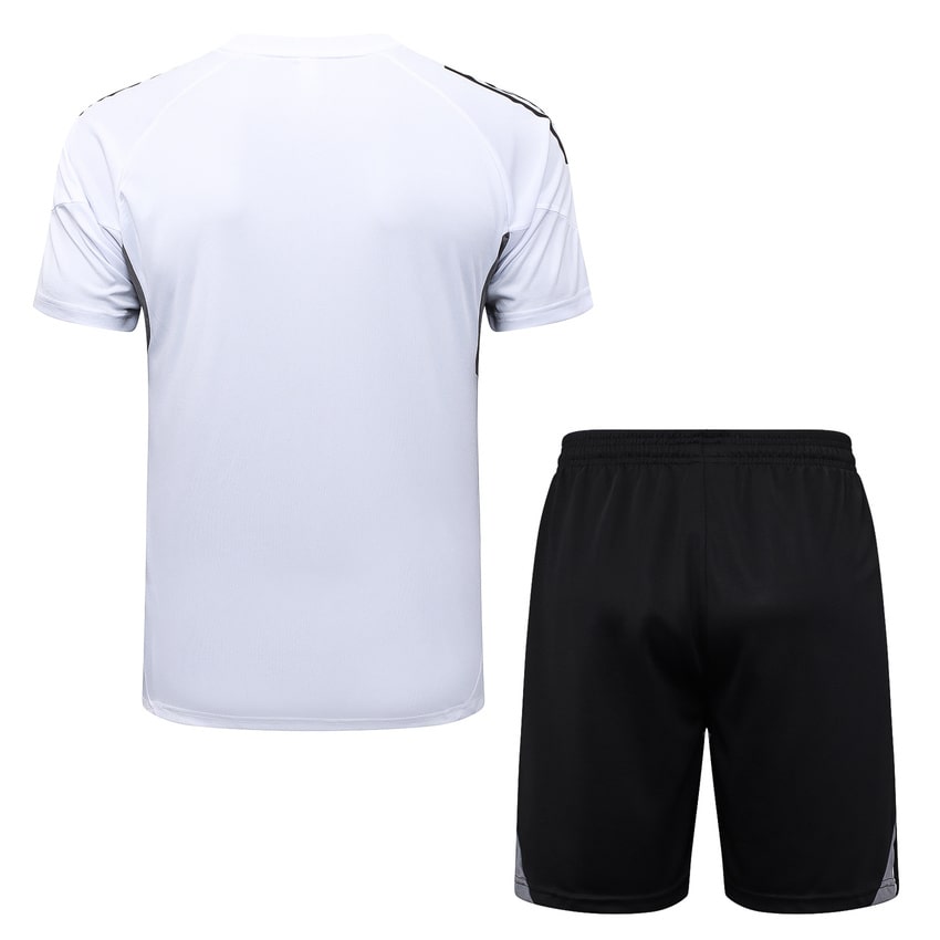 Ensemble Maillot Short Allemagne 2025 2026 Blanc Noir (4)