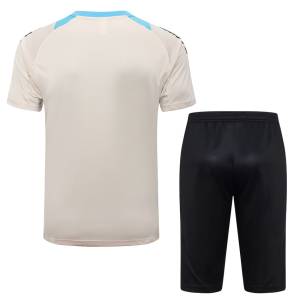Ensemble Maillot Short Argentine 2024 2025 Beige (4)