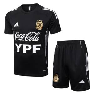Ensemble Maillot Short Argentine 2025 2026 Noir Nuit