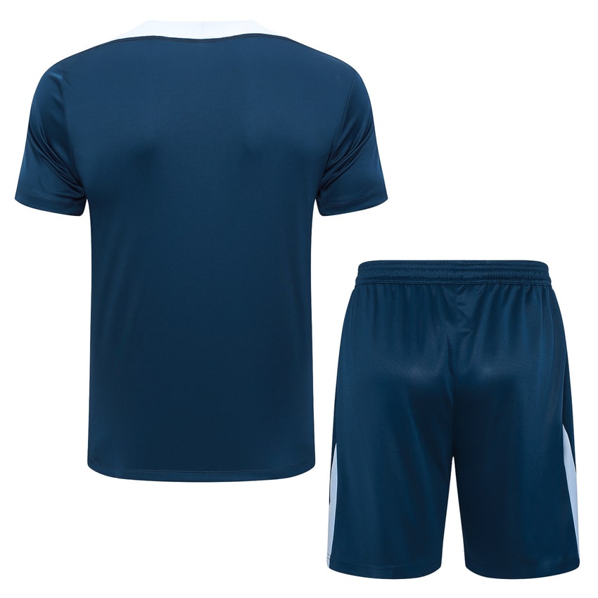 Ensemble Maillot Short Equipe de France 2024 2025 Bleu (4)