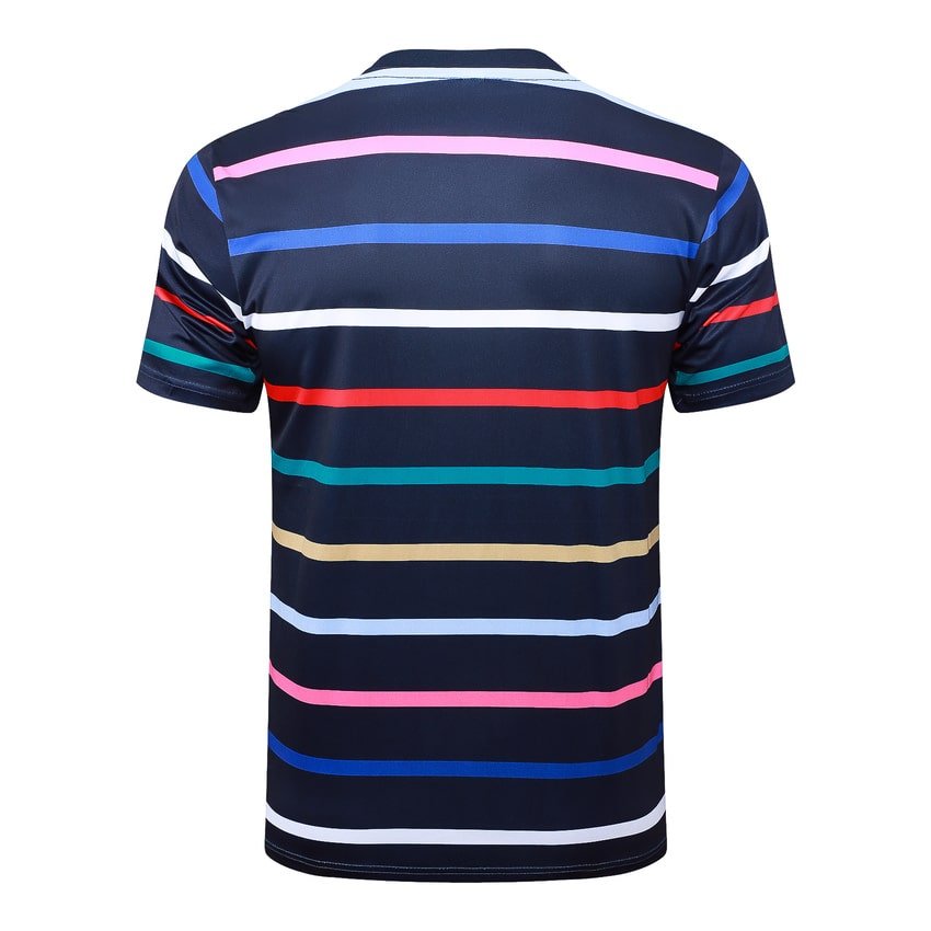 Ensemble Maillot Short Equipe de France 2024 2025 Bleu Motif (3)