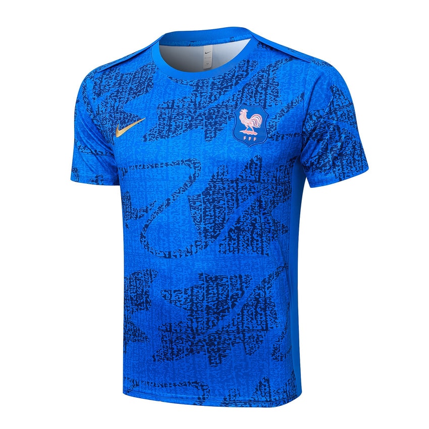Ensemble Maillot Short Equipe de France 2025 2026 Bleu Clair (2)