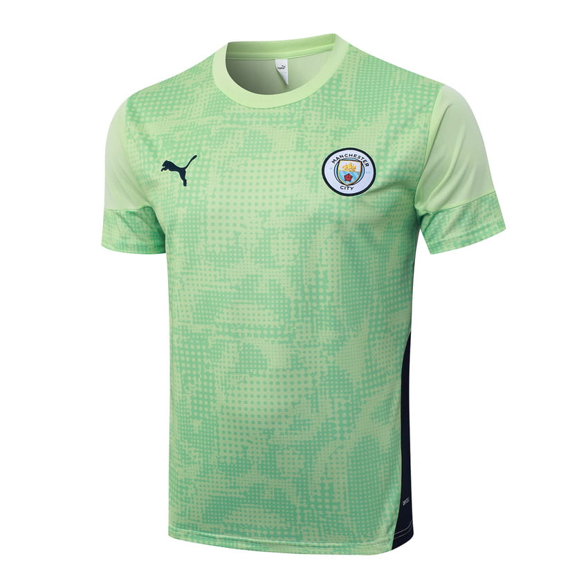 Ensemble Maillot Short Manchester City 2025 2026 Vert (2)