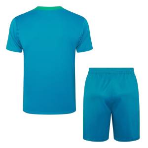Ensemble Maillot Short Portugal 2024 2025 Bleu Ciel (4)