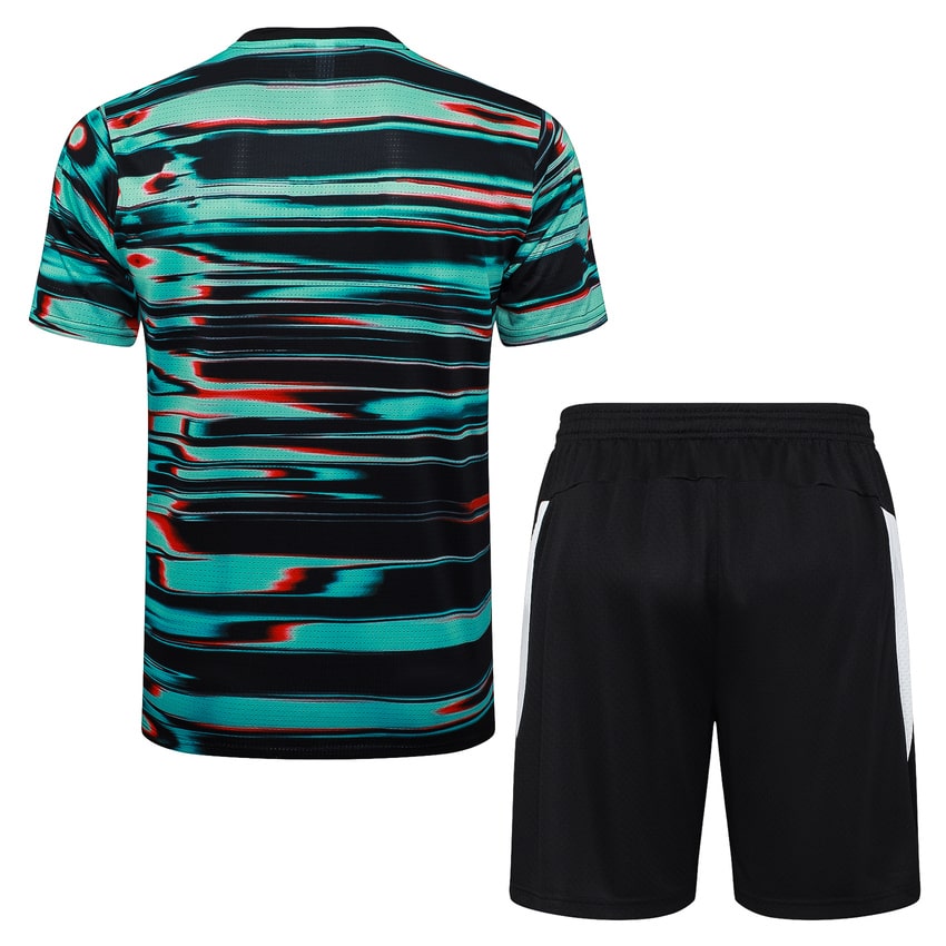 Ensemble Maillot Short Portugal 2024 2025 Vert Noir (4)