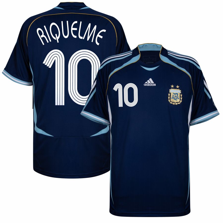 Maillot Argentine Adidas Exterieur 2006 Riquelme (1)