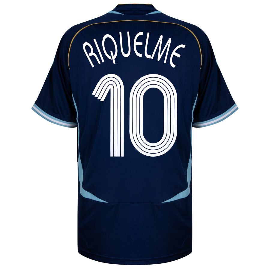 Maillot Argentine Adidas Exterieur 2006 Riquelme (3)