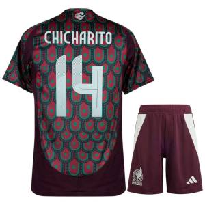 Maillot Kit Enfant Mexique Domicile 2024 2025 Chicharito(1)
