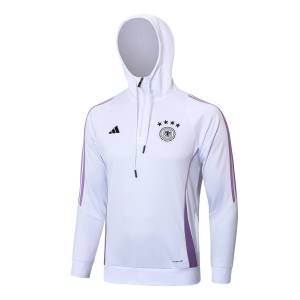 Survetement Allemagne Sweat 2024 2025 Blanc (2)