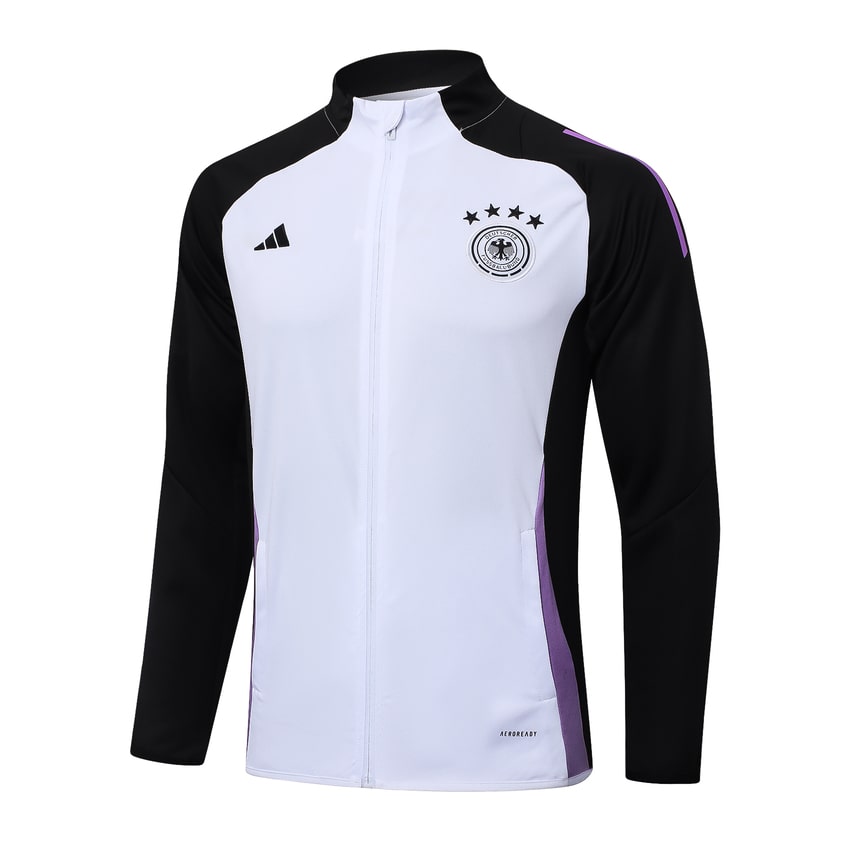 Survetement Allemagne Veste 2024 2025 Blanc (2)