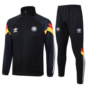 Survetement Allemagne Veste 2024 2025 Noir Foncé