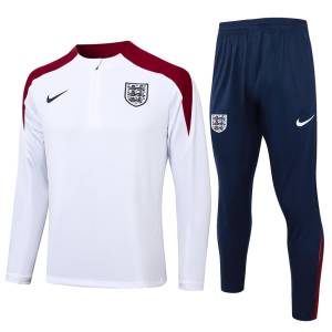 Survetement Angleterre Training 2024-2025 Blanc