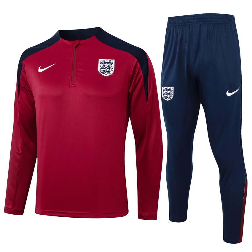 Survetement Angleterre Training 2024-2025 Rouge (1)