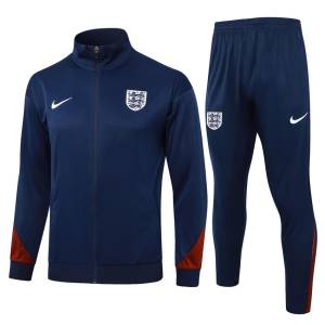 Survetement Angleterre Veste 2024 2025 Bleu Foncé