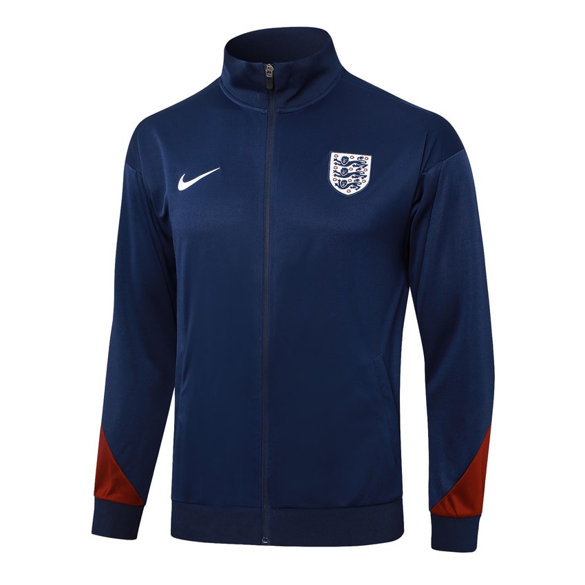 Survetement Angleterre Veste 2024 2025 Bleu Foncé (2)