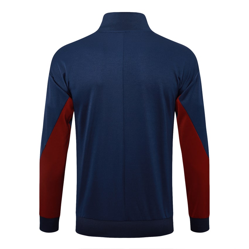 Survetement Angleterre Veste 2024 2025 Bleu Foncé (3)