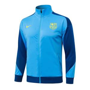 Survetement Barca Veste 2025 2026 Bleu Clair (3)