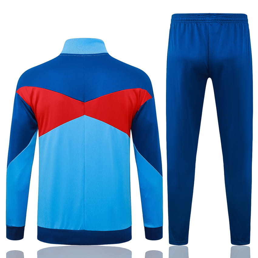 Survetement Barca Veste 2025 2026 Bleu Clair (4)