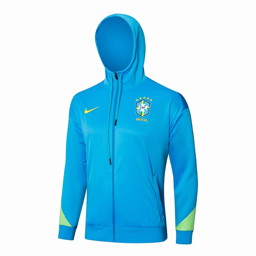 Survetement Bresil Sweat 2024 2025 Bleu Ciel (2)
