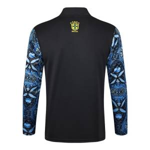 Survetement Bresil Training 2024 2025 Bleu Motif (3)