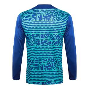 Survetement Bresil Training 2024 2025 Bleu Vert (3)