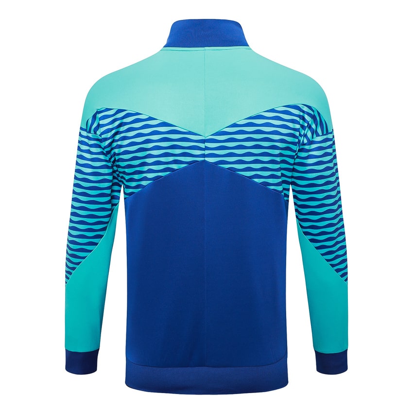 Survetement Bresil Veste 2024 2025 Bleu Éclatant (3)