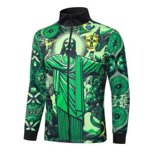 Survetement Bresil Veste 2024 2025 Vert Motif (2)
