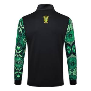 Survetement Bresil Veste 2024 2025 Vert Motif (3)