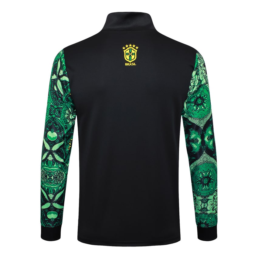 Survetement Bresil Veste 2024 2025 Vert Motif (3)
