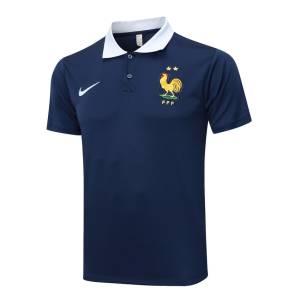 Survetement Equipe de France Polo 2024 2025 Bleu (2)
