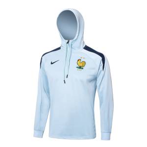 Survetement Equipe de France Sweat 2024 2025 Blanc (2)