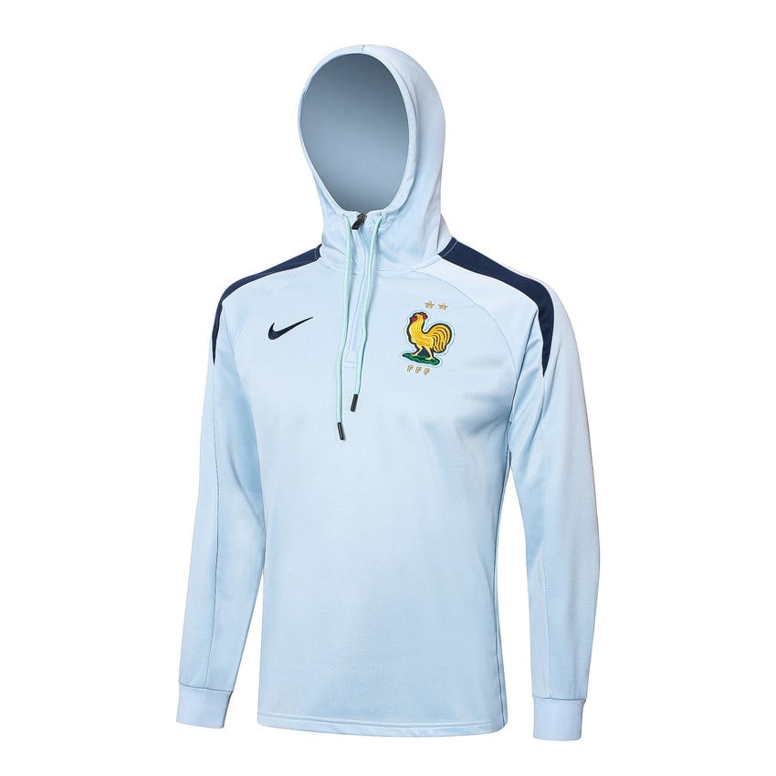 Survetement Equipe de France Sweat 2024 2025 Blanc (2)
