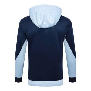 Survetement Equipe de France Sweat 2024 2025 Blanc Bleu (3)