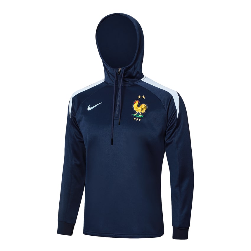 Survetement Equipe de France Sweat 2024 2025 Bleu (2)