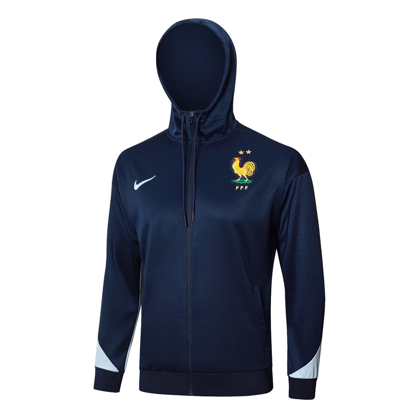 Survetement Equipe de France Sweat 2024 2025 Bleu Foncé (2)